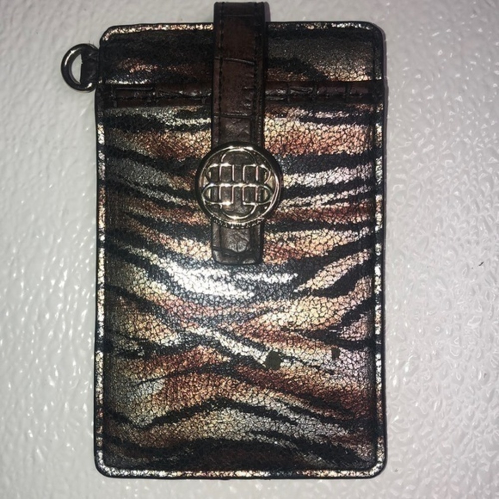 Dana Buchman Tiger Print card case